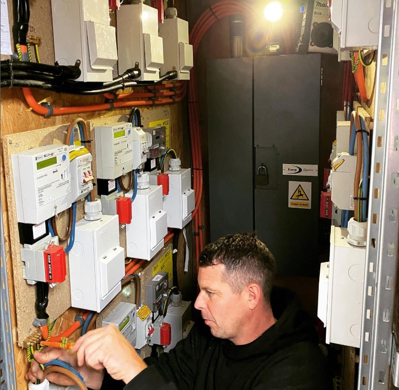 Electrical controls in progress