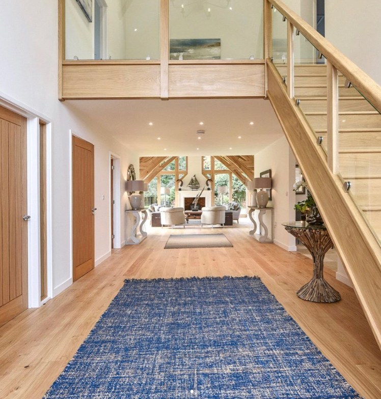 Finished hall and interior