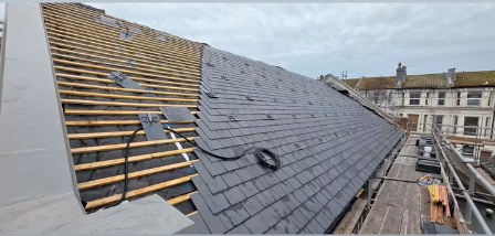 Electrical project — roof and access