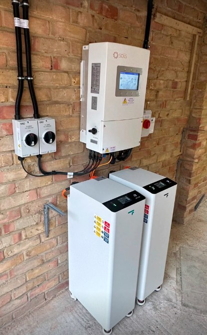 Solar PV & battery installation