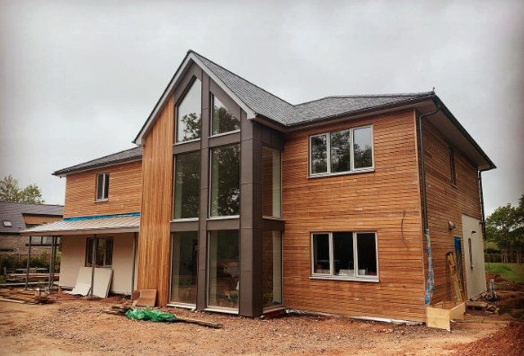 Timber-clad electrical project